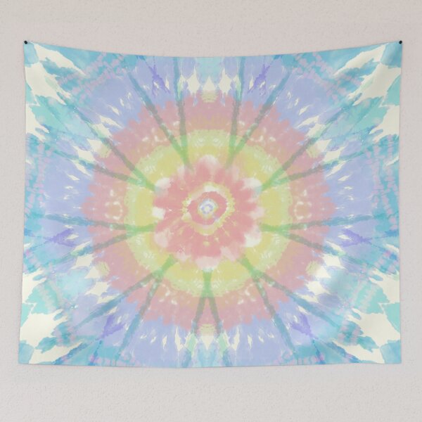 Item preview, Tie Dye Mandala Raimbow Pastel colors designed and sold by trajeado14.