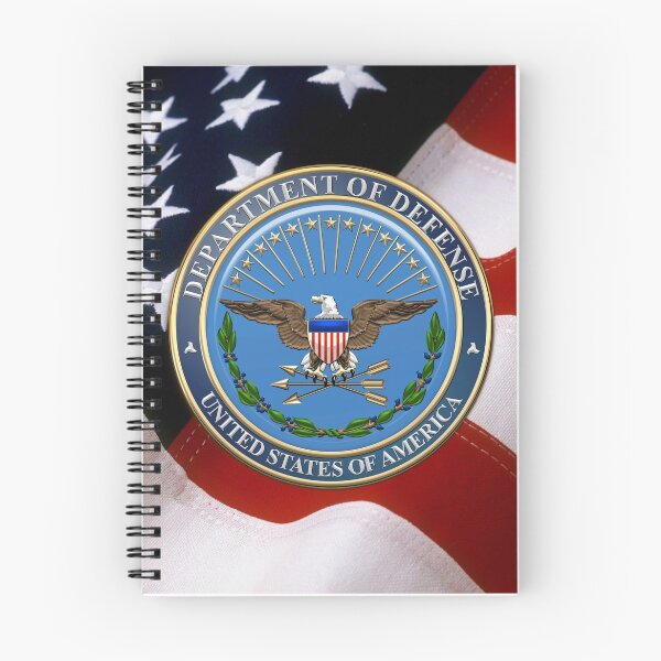 Item preview, U.S. Department of Defense - DOD Emblem over U.S. Flag designed and sold by Serge Averbukh Art Studio.