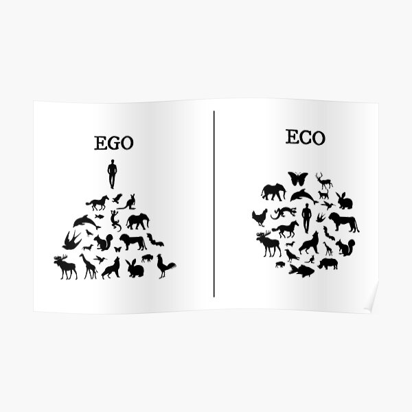 Eco not Ego" Poster for Soll-E | Redbubble