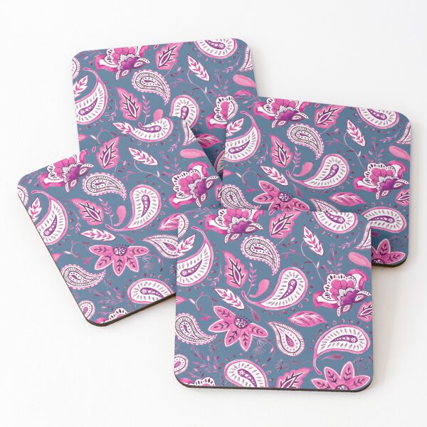 Item preview, Watercolor Pink Floral Paisley - Plum designed and sold by Beatitudes Design.