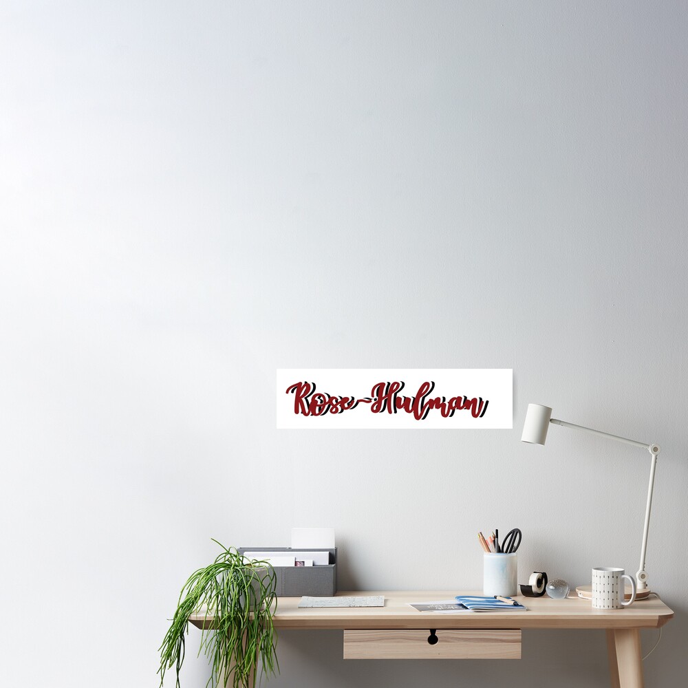quot Rose Hulman Sticker 2 quot Poster for Sale by akpinkham Redbubble