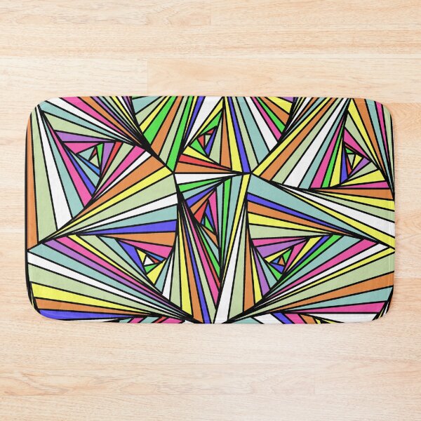 Item preview, Multi Colored Line Drawing Illusion designed and sold by Printpix.