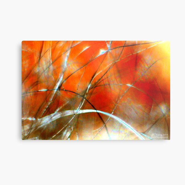 Distant Fire Metal Print