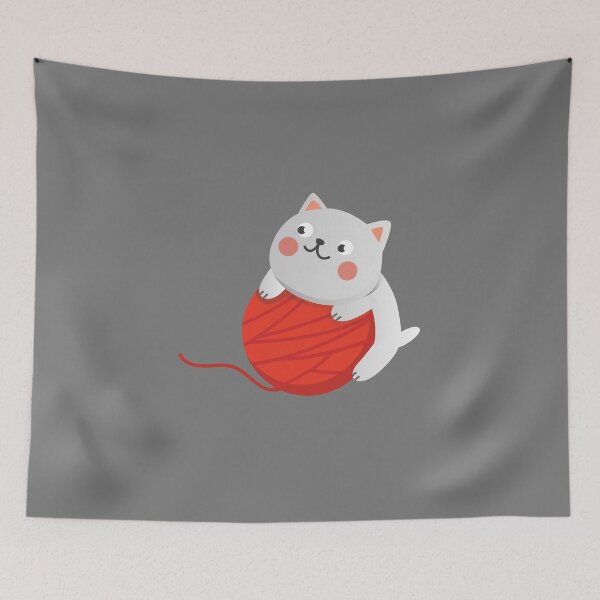 Item preview, Grandmas Kitten - Cat knitting   designed and sold by EyeLoveAnimals.