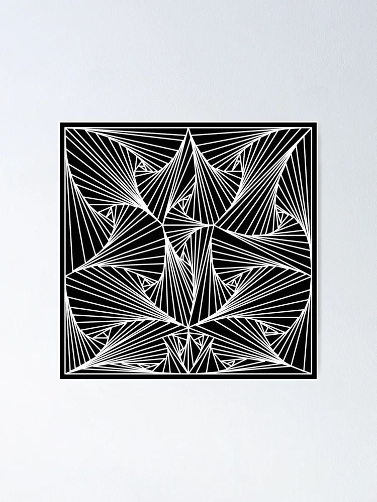 UN3D.♡LINE ART BIG TOP 38 Daily Line Illusion #282 / Big Top Circus 3D Pattern