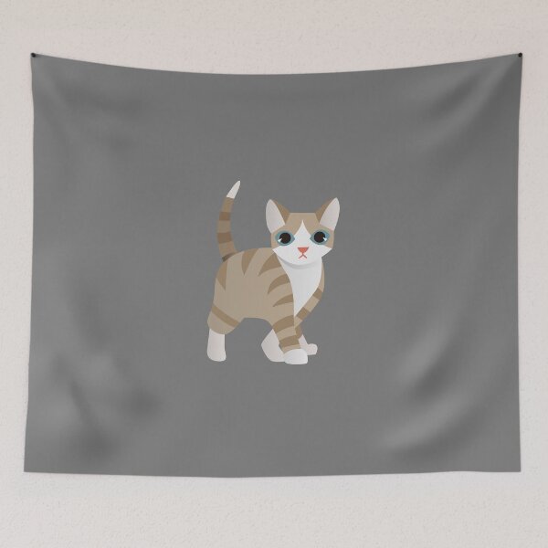 Item preview, The Curious Cat  designed and sold by EyeLoveAnimals.
