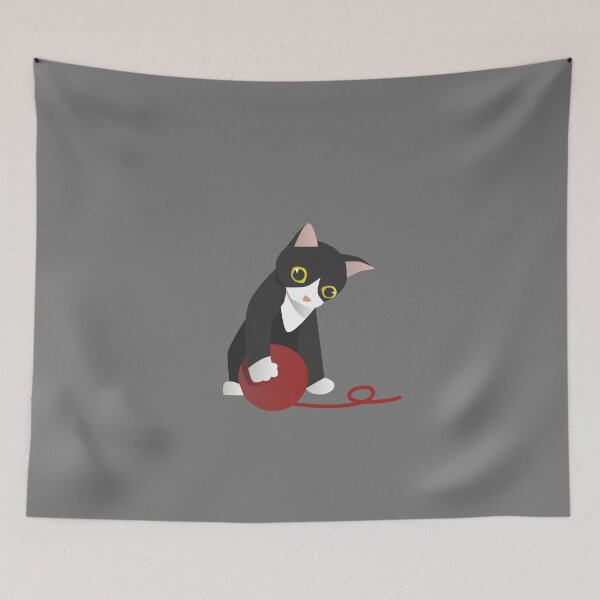 Item preview, The Knitting Kitten  designed and sold by EyeLoveAnimals.