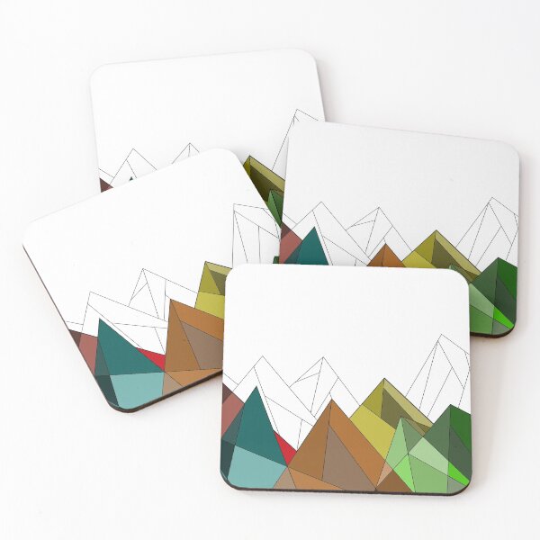 Item preview, Colourfull Mountains designed and sold by Haliboe.