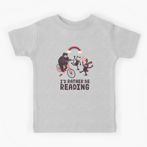 I'd Rather Be Reading Kids T-Shirt