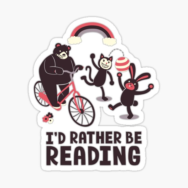 Item preview, I'd Rather Be Reading designed and sold by Tobe Fonseca®.