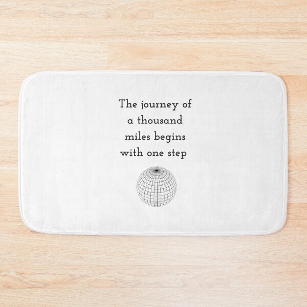 Item preview,  The journey of a thousand miles begins with one step designed and sold by Inspirationmotivation.
