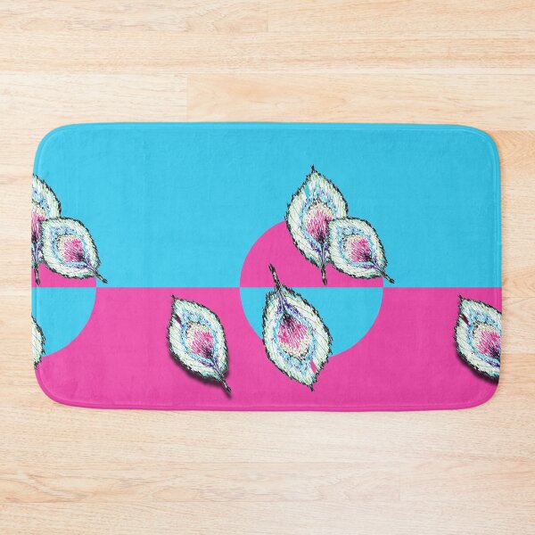 Item preview, Feather Turquoise Canvas designed and sold by Sharon Schwalbe.