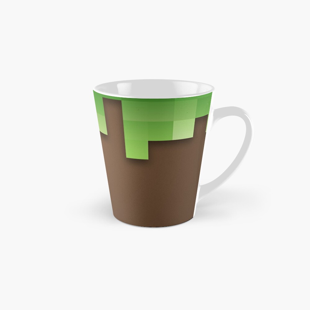 dirt block mug by digitalwolf redbubble