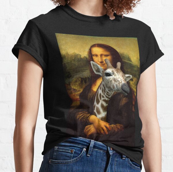 La Joconde aime les girafes T-shirt classique