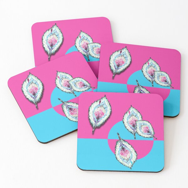 Item preview, Feather Pink Canvas designed and sold by Sharon Schwalbe.