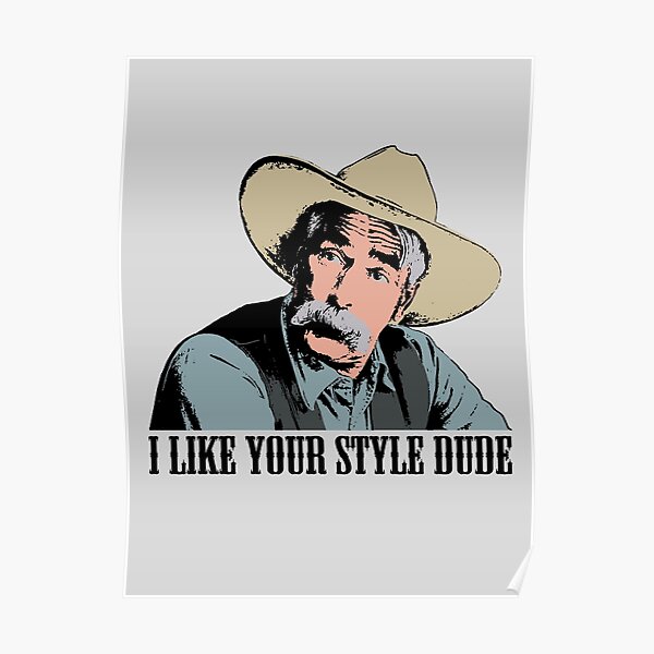 The Big Lebowski I Like Your Style Dude T-Shirt Poster
