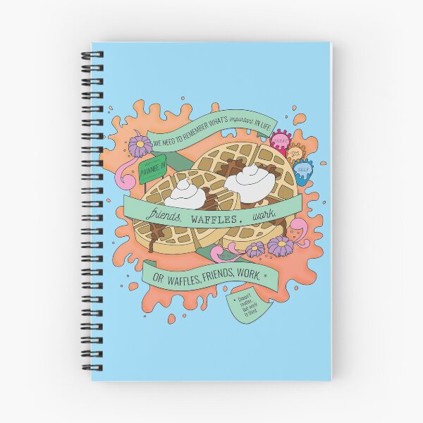 Item preview, Friends, Waffles, Work. (Parks and Rec) designed and sold by sillyromantics.