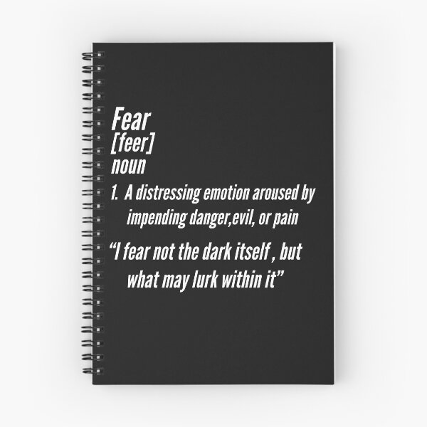 Item preview, Fear, dictionary definition Fun Halloween Design  designed and sold by dcanimal.