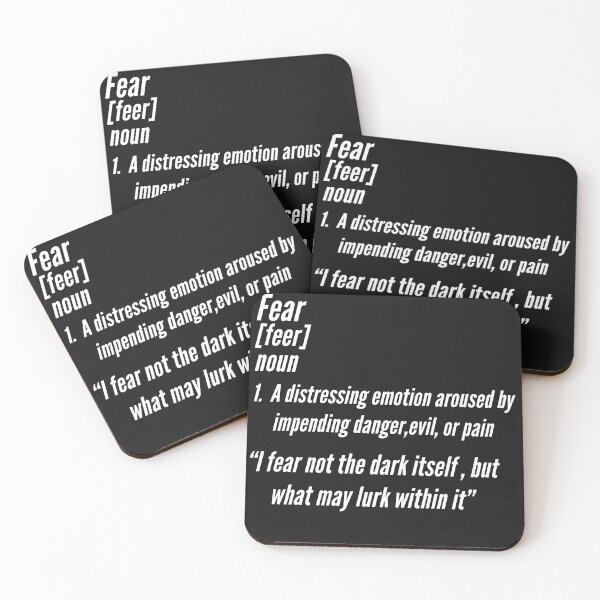 Item preview, Fear, dictionary definition Fun Halloween Design  designed and sold by dcanimal.