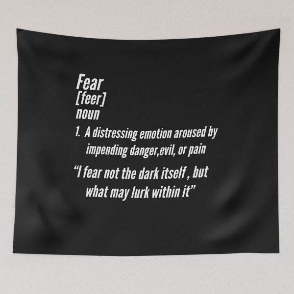 Item preview, Fear, dictionary definition Fun Halloween Design  designed and sold by dcanimal.