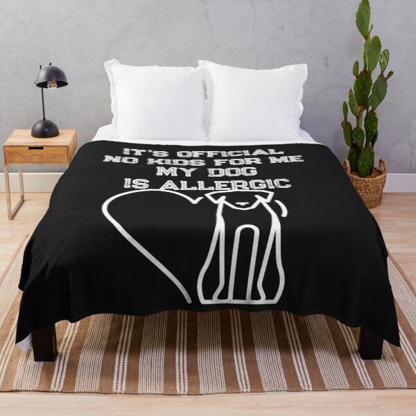 Item preview, My dog is allergic to kids funny design designed and sold by dcanimal.