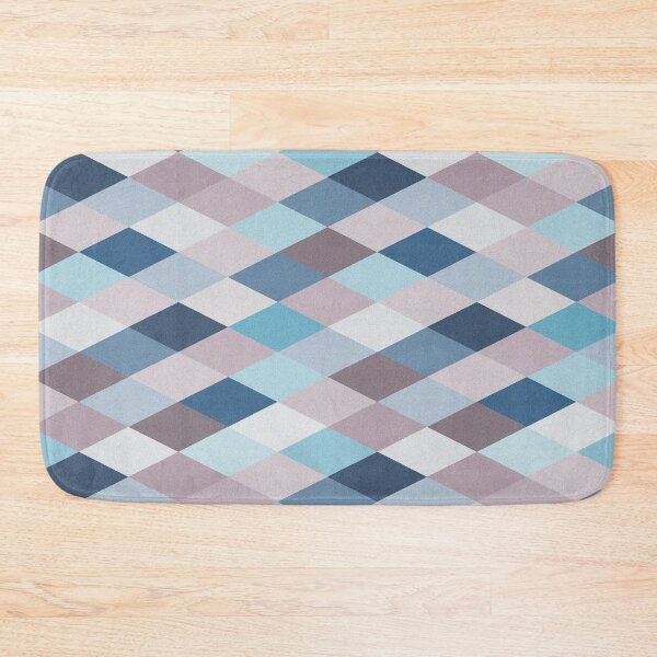 Item preview, Mauve Blue Geometry VIIB (small Pattern) designed and sold by BlertaDK.