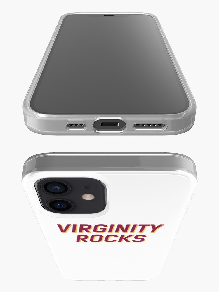 Alternate view of Virginity Rocks White or Black iPhone Case & Cover