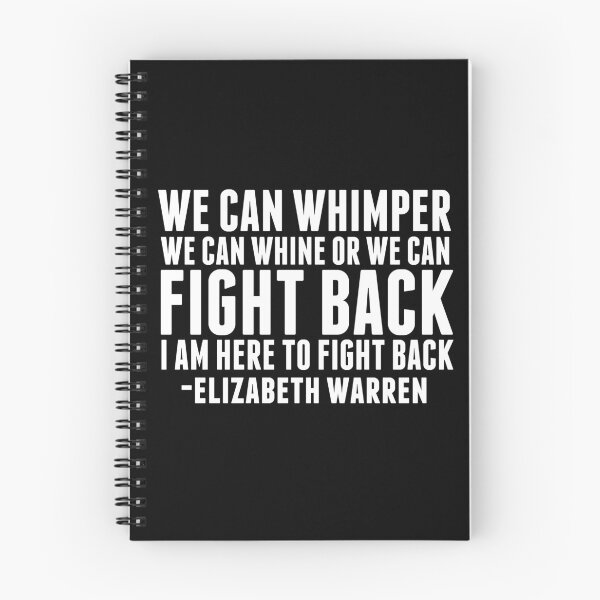Item preview, I Am Here to Fight Back - Elizabeth Warren Quote designed and sold by Epic Love Designs.