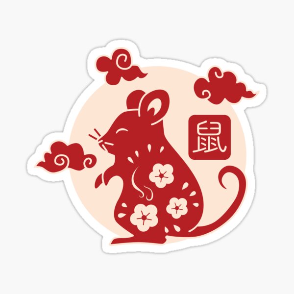 Mucky mouse Chinese New Year Sticker pack - Stickers Cloud