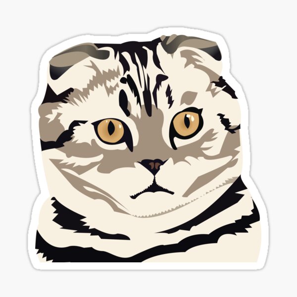 Item preview, Scottish Fold Cat designed and sold by KCPetPortraits.