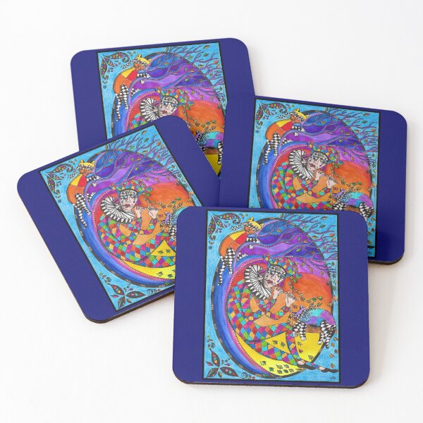 Item preview, Harlequin and Cats designed and sold by PaniaBrown.