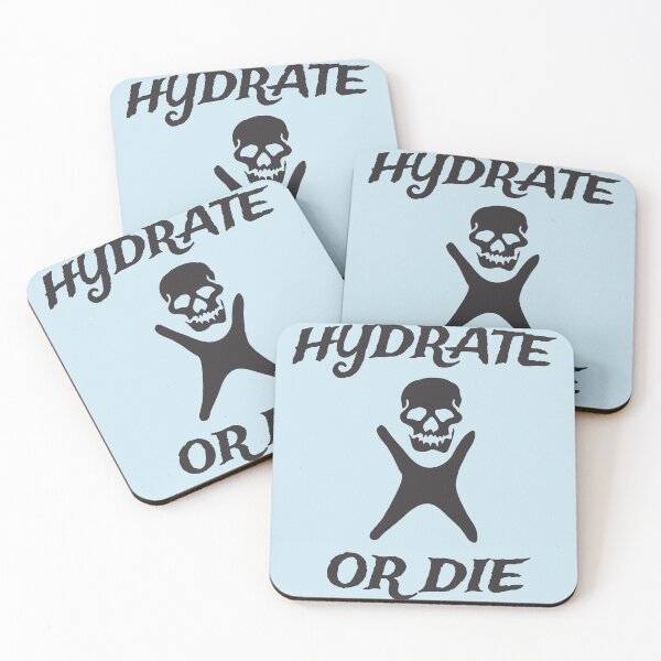 Item preview, HYDRATE OR DIE (Water Bottle | Shirt) designed and sold by countercolour.