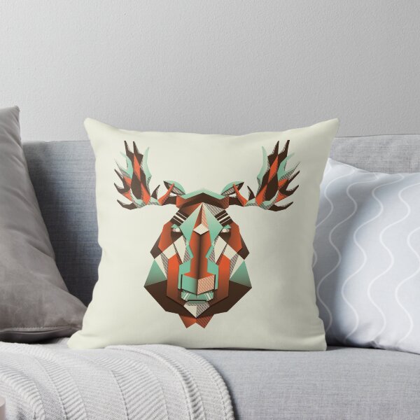 Item preview, Geometric Aztec Moose designed and sold by kaligraf.