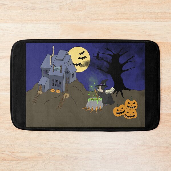 Aperçu de l'œuvre Saule la sorcière - Cochon d'Inde Halloween créée et vendue par mondesign26.