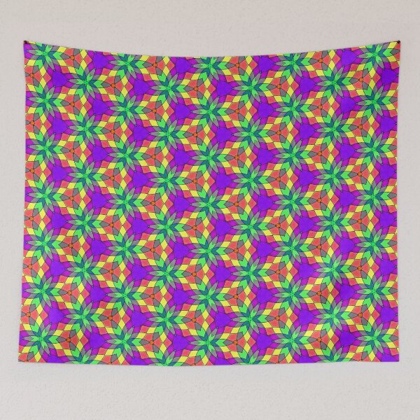 Item preview, Cheerful Pattern in Rainbow Colours designed and sold by siwabudda.