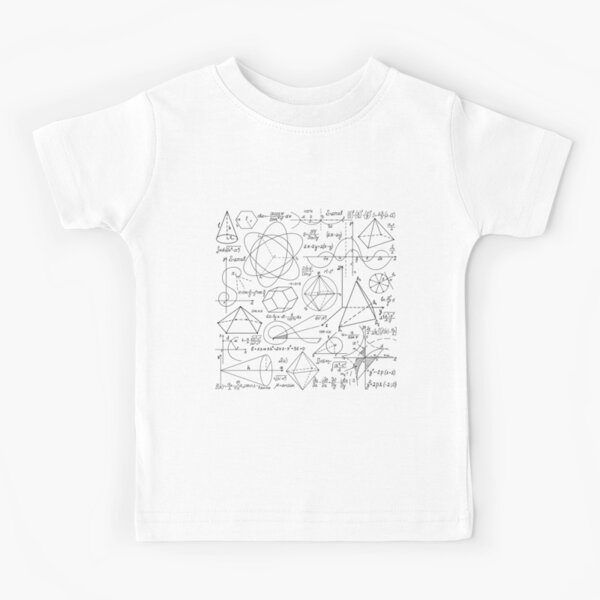 Math Equations #Math #Equations #MathEquations Kids T-Shirt