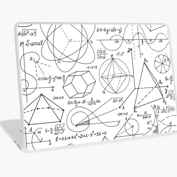 Math Equations #Math #Equations #MathEquations Laptop Skin