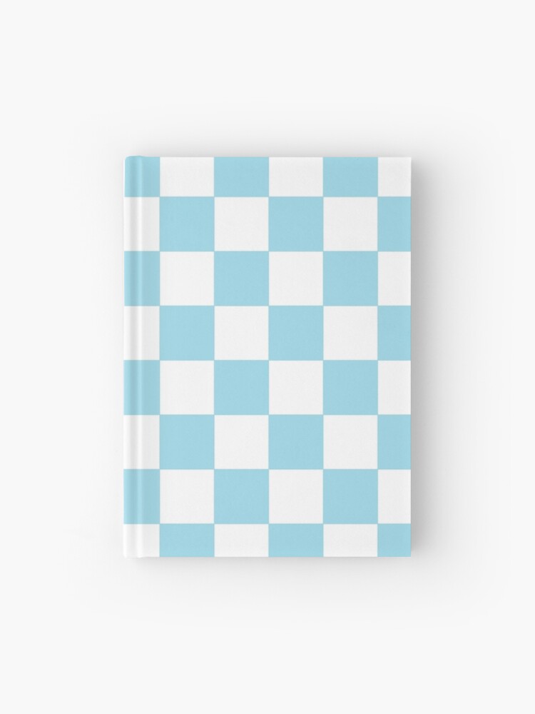 Checkered Pastel Blue and White Tote Bag for Sale by lornakay