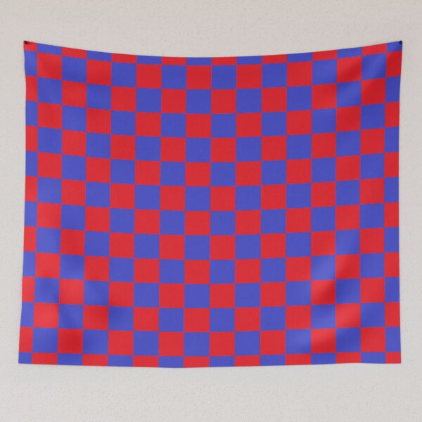 Item preview, Checkered Red and Blue  designed and sold by lornakay.