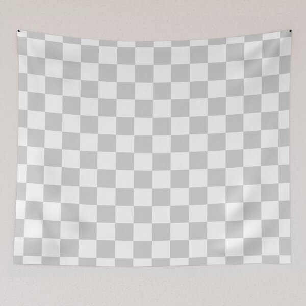 Item preview, Checkered Silver and White    designed and sold by lornakay.