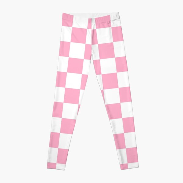 Pink Checkered Leggings