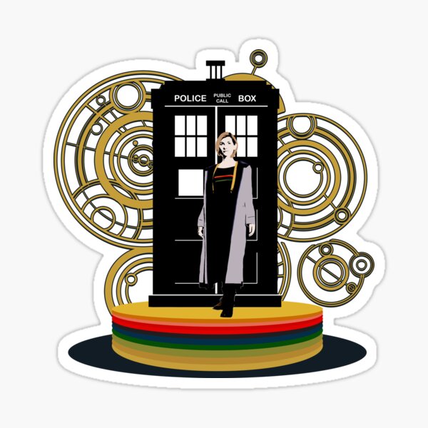 Doctor Who 54 Metallic Shiny Stickers-DW54STICKERS