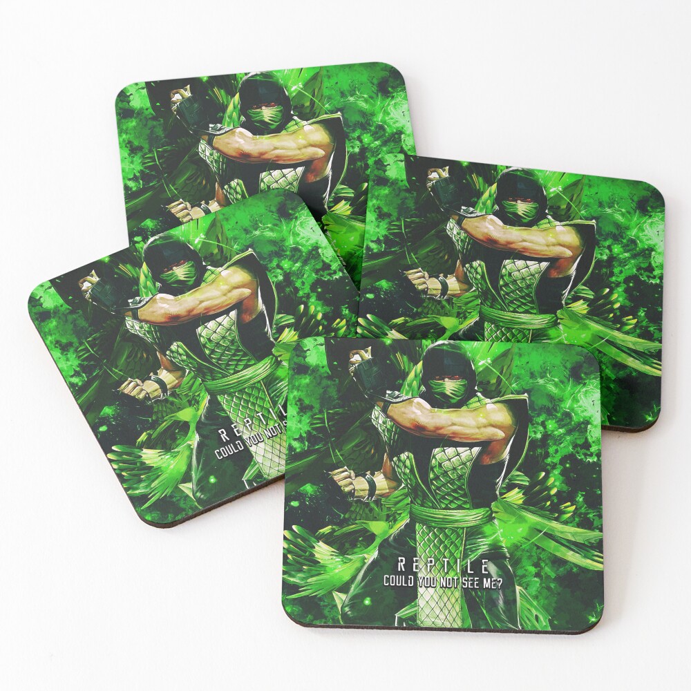 Mortal Kombat Reptile Coasters (Set of 4)