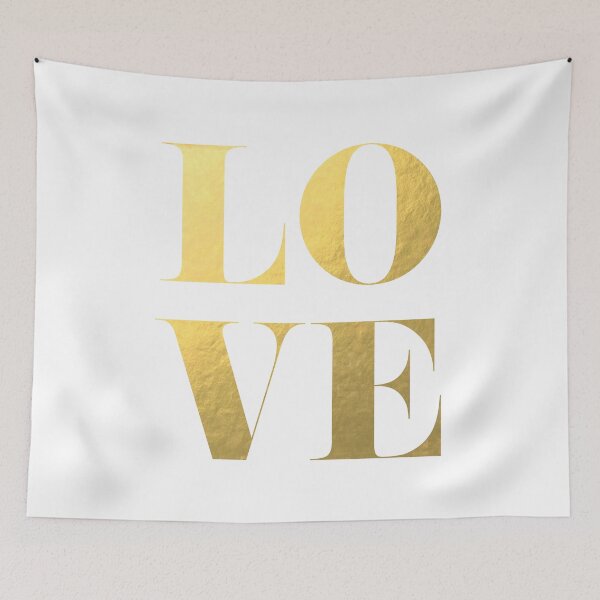 Item preview, LOVE Faux Gold Foil designed and sold by tshirtstylist.