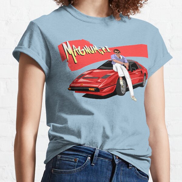 Magnum Rot Weiß und Blau Classic T-Shirt