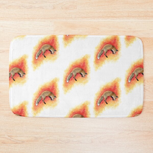 Item preview, Jumping fox warm watercolor designed and sold by Lilehn-art.
