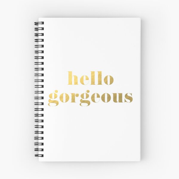 Item preview, Hello Gorgeous Faux Gold Foil designed and sold by tshirtstylist.