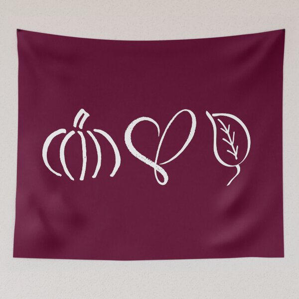 Item preview, Love Fall Pumpkin Heart Leaf designed and sold by BeYOUtifulFaith.