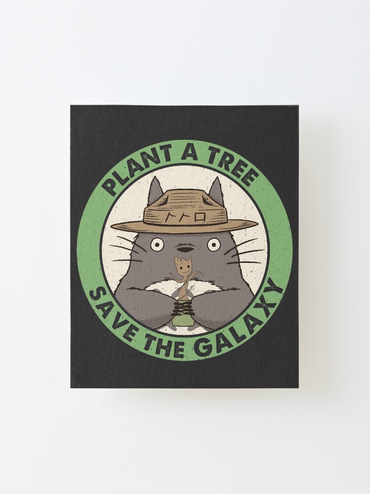 Alternate view of Save the Galaxy Mounted Print