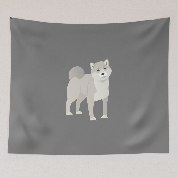 Item preview, White Shiba Inu Dog designed and sold by EyeLoveAnimals.